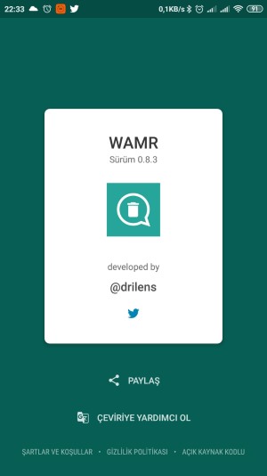 Wamr-sohbet-geri-getirme