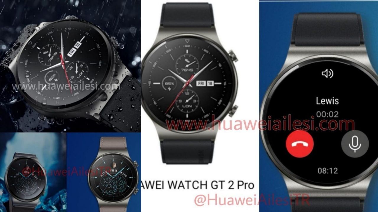 Piyasayı sallayacak ürün: Huawei Watch GT 2 Pro özellikleri sızdırıldı