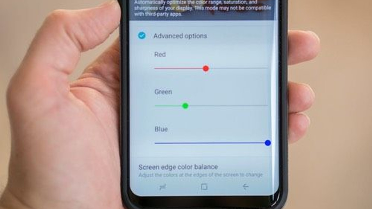 Samsung Telefonunda Ekran Rengini ve Sıcaklığını Değiştirme