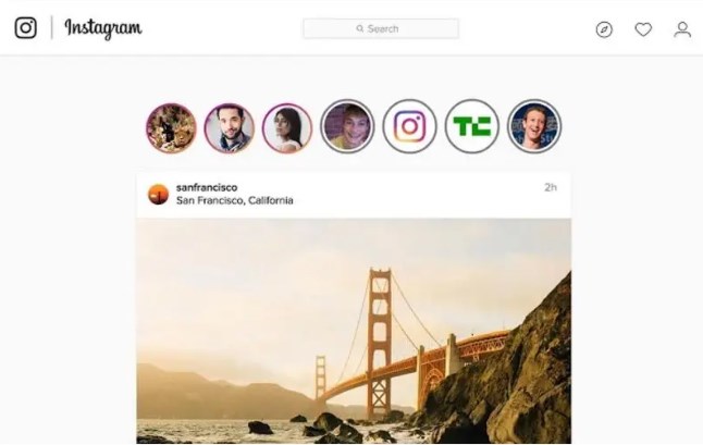 Instagram Web İçin Hikayeler Tasarımı Test Ediyor