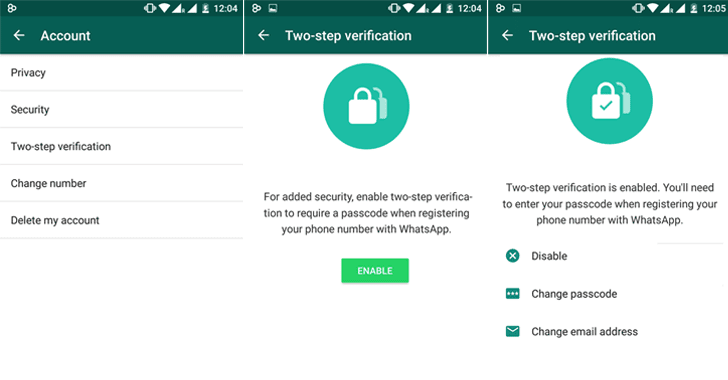 WhatsApp İki Adımlı Doğrulama