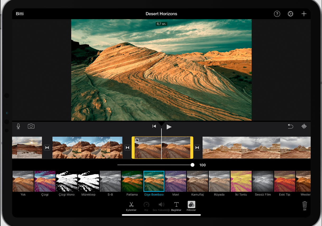 imovie filter