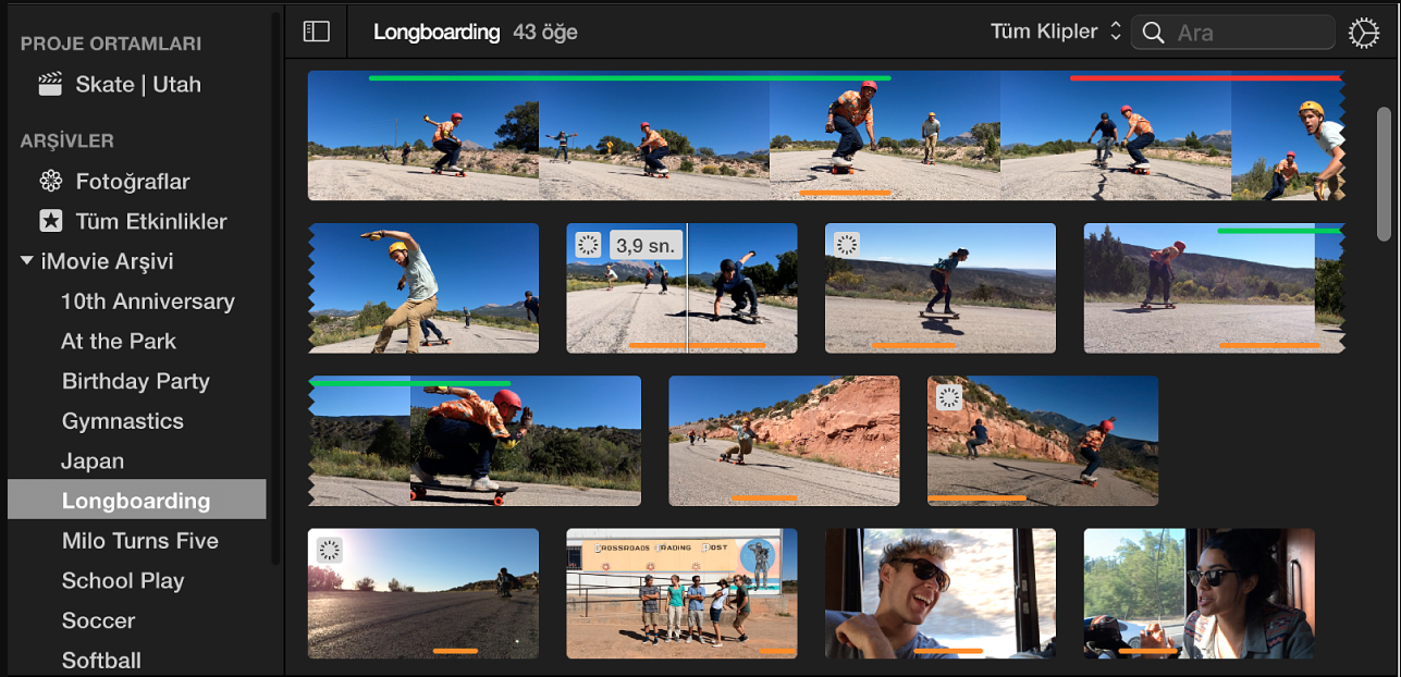 imovie klip ekleme