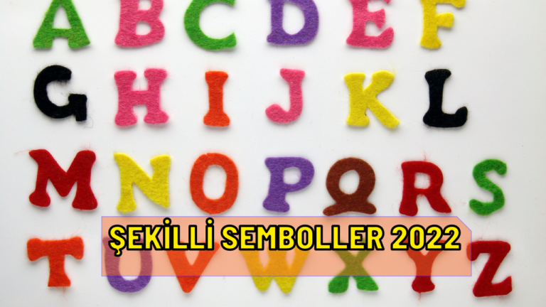 Şekilli Semboller 2022 - Tekno Bilim Adamı