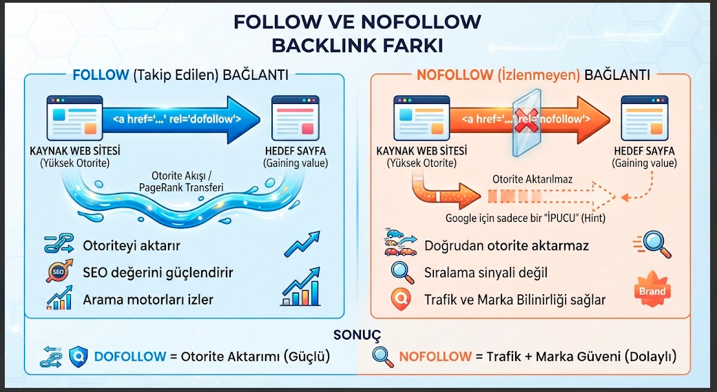 follow backlink farkı