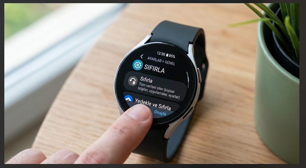 galaxy5 watch sıfırıla