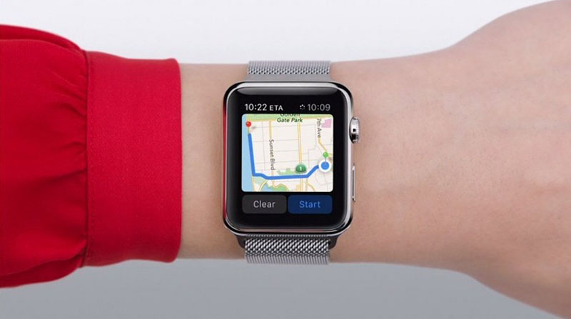 Apple Watch'ta Google Haritalar