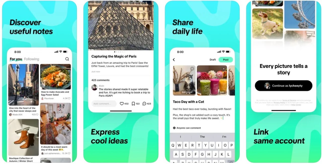 Instagram’ın rakibi TikTok Notes belirli bölgelerde Android ve iOS’ta kullanıma sunuluyor