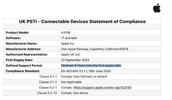 Apple iPhone'lar için Yazılım Desteği Politikasını Doğruladı