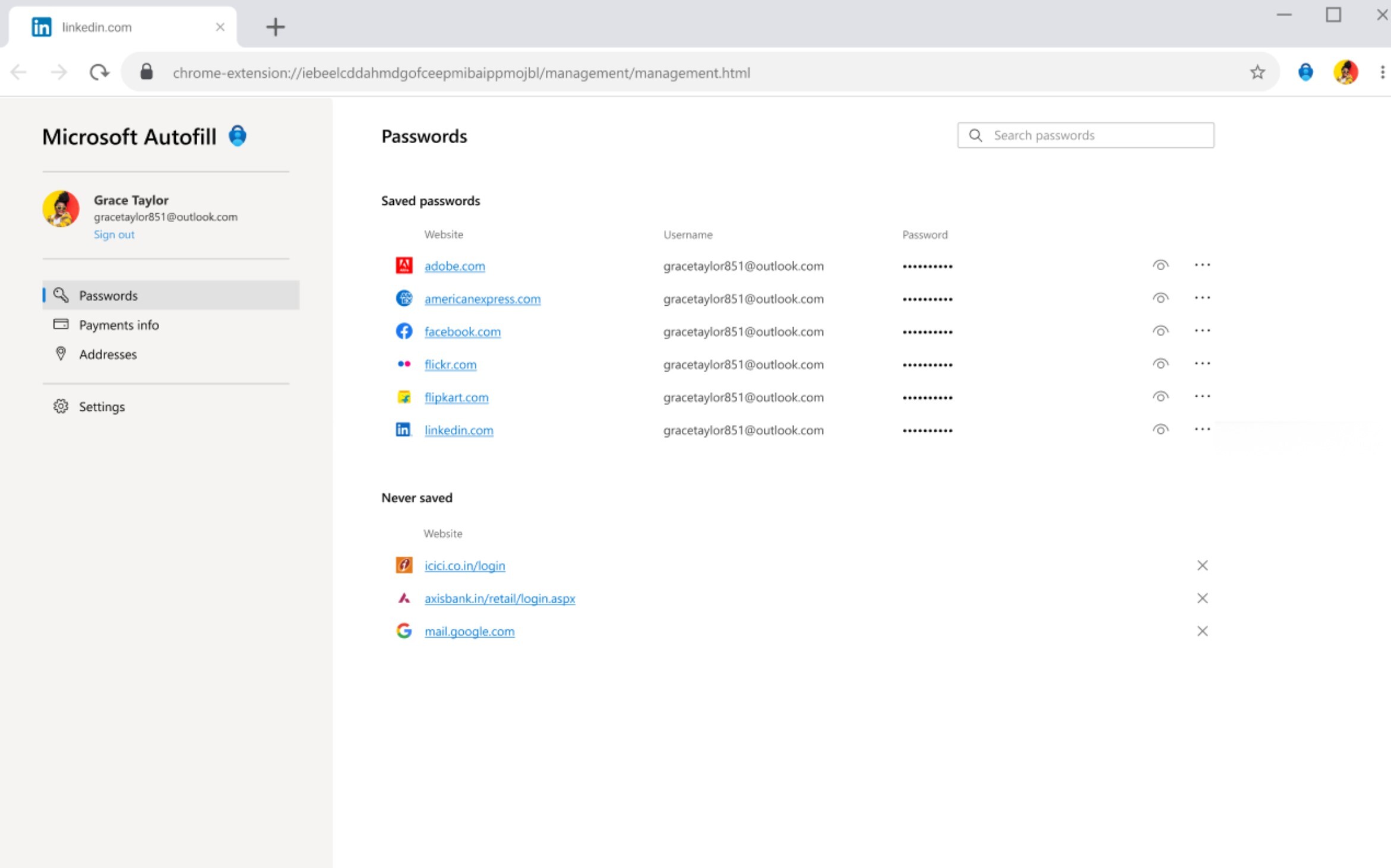 Chrome için Microsoft Otomatik Doldurma Uzantısı 14 Aralık'ta Kaldırılacak