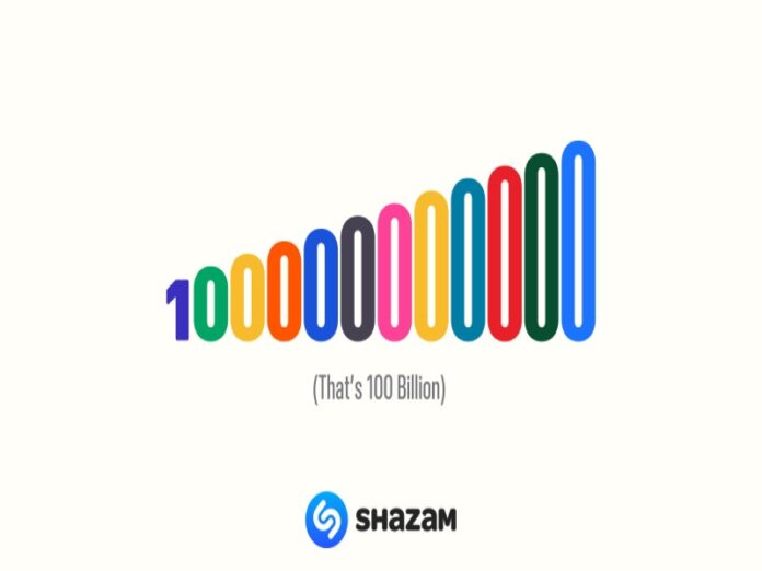 Shazam 100 milyar şarkı tanımayı kutluyor