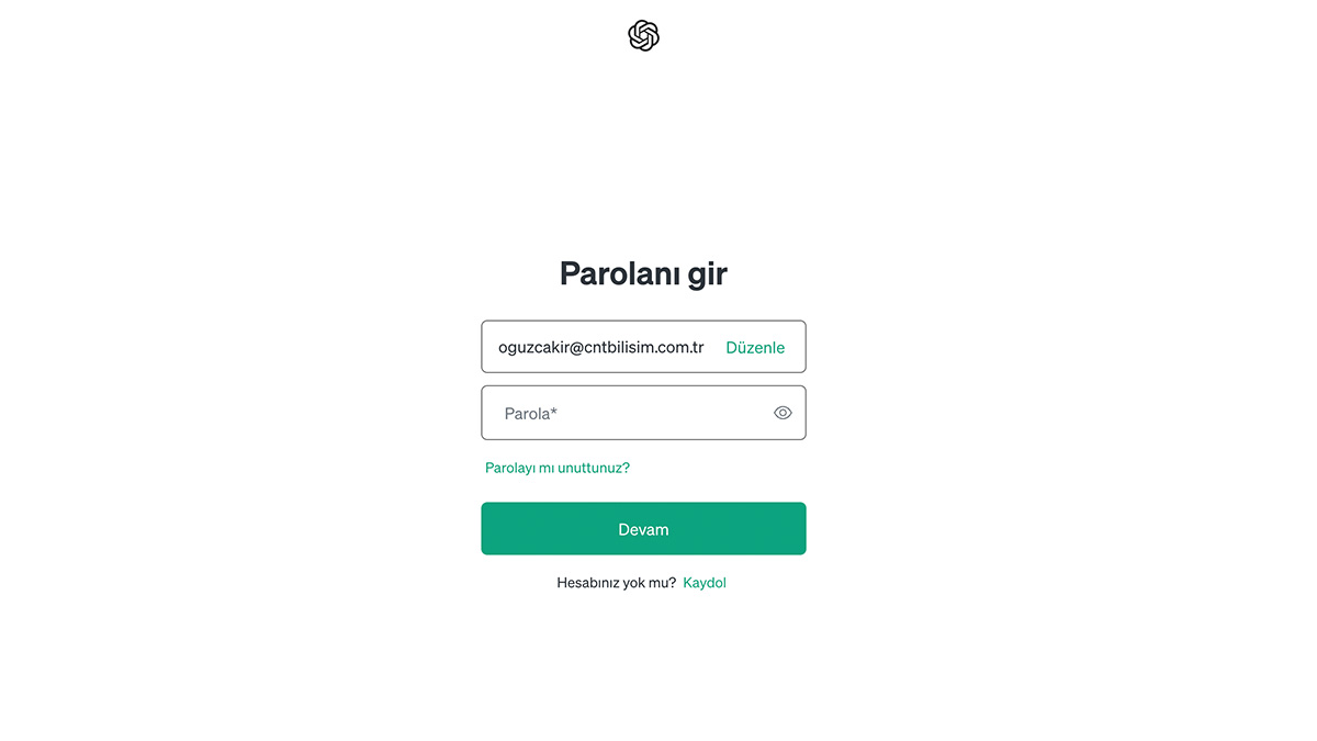 ChatGPT Hesap Şifresi Nasıl Değiştirilir?