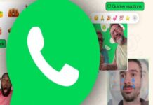 Meta yeni WhatsApp kamera efektleri, selfie çıkartmaları ve daha hızlı tepkiler sunuyor