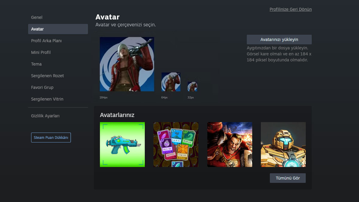 Steam Profil Resmi Nasıl Değiştirilir?