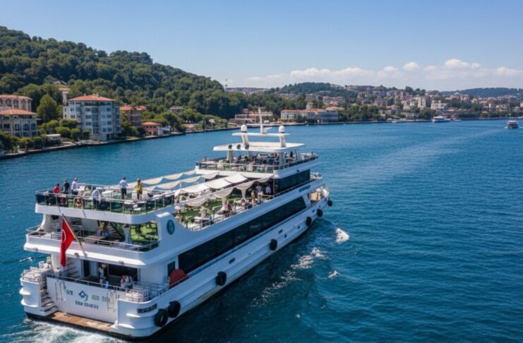 tekneyle şirket yemeği
